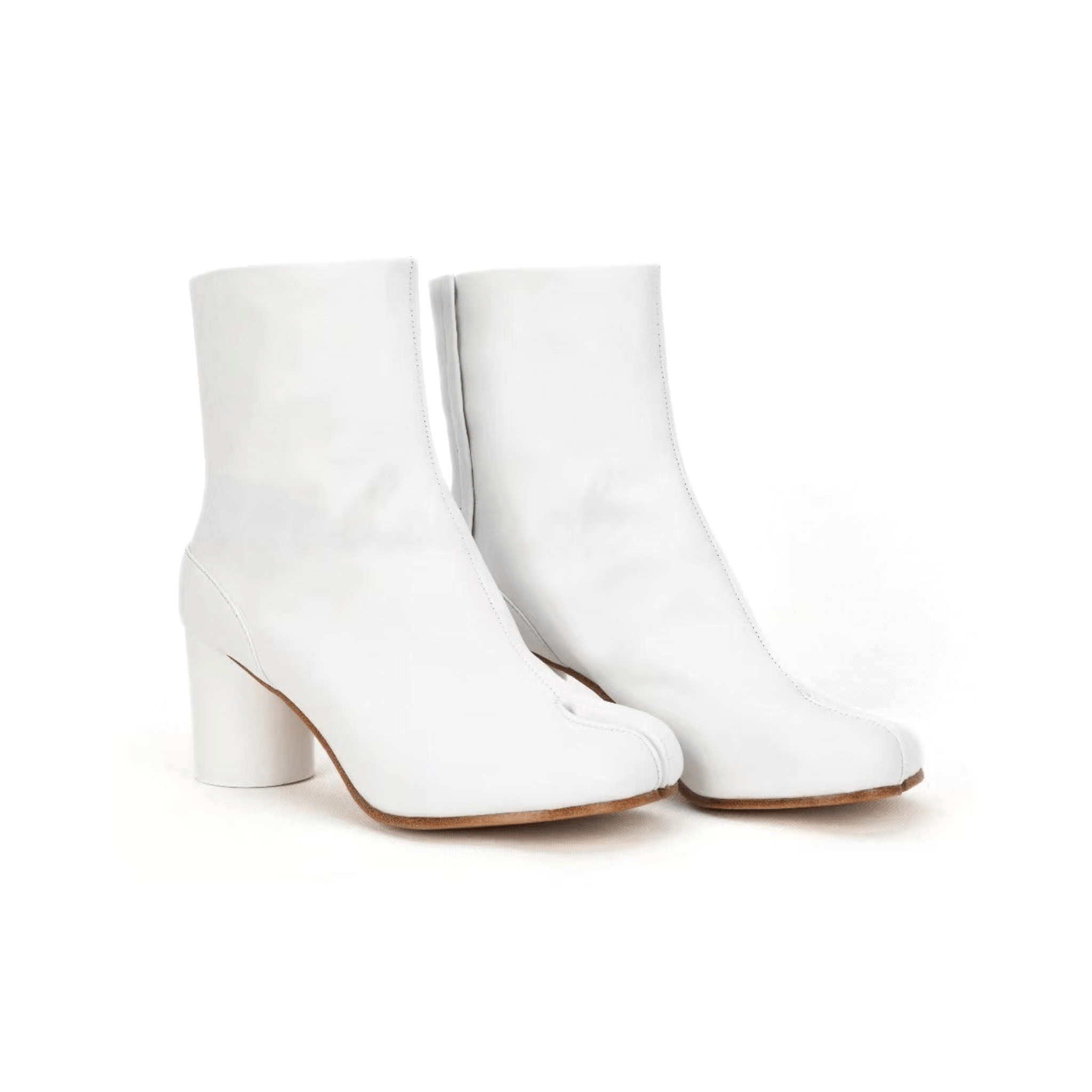 Tabi Split-Toe Leather Ankle Boots