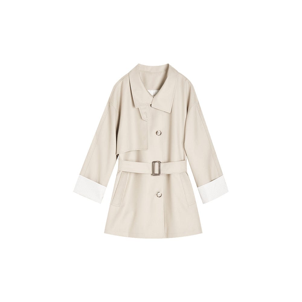 Belted Trench Coat - Sofia Romano