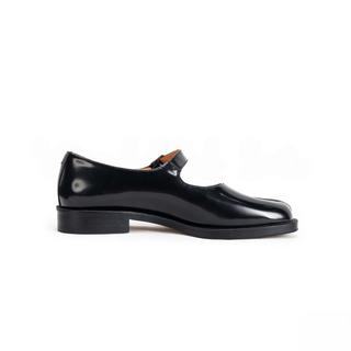 Black Patent Tabi Mary Jane Shoes - Sofia Romano