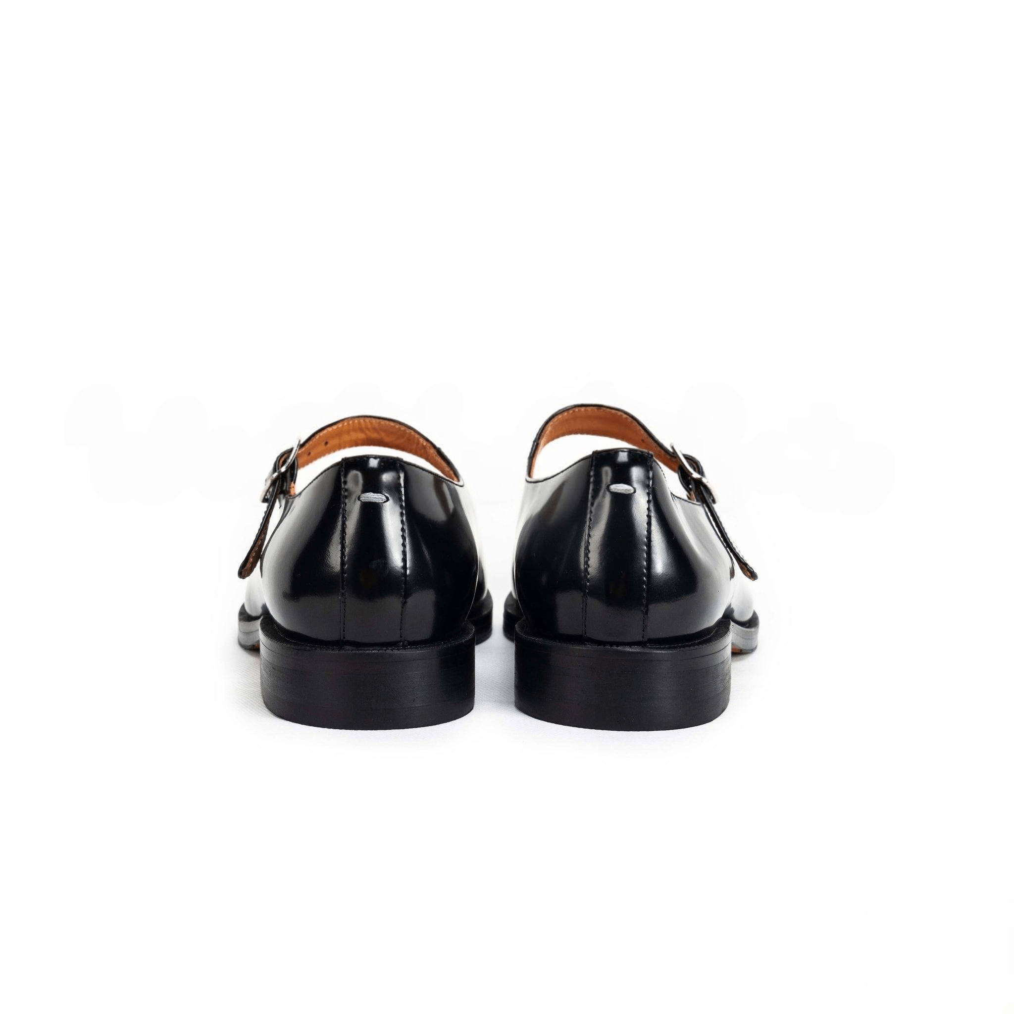 Black Patent Tabi Mary Jane Shoes - Sofia Romano