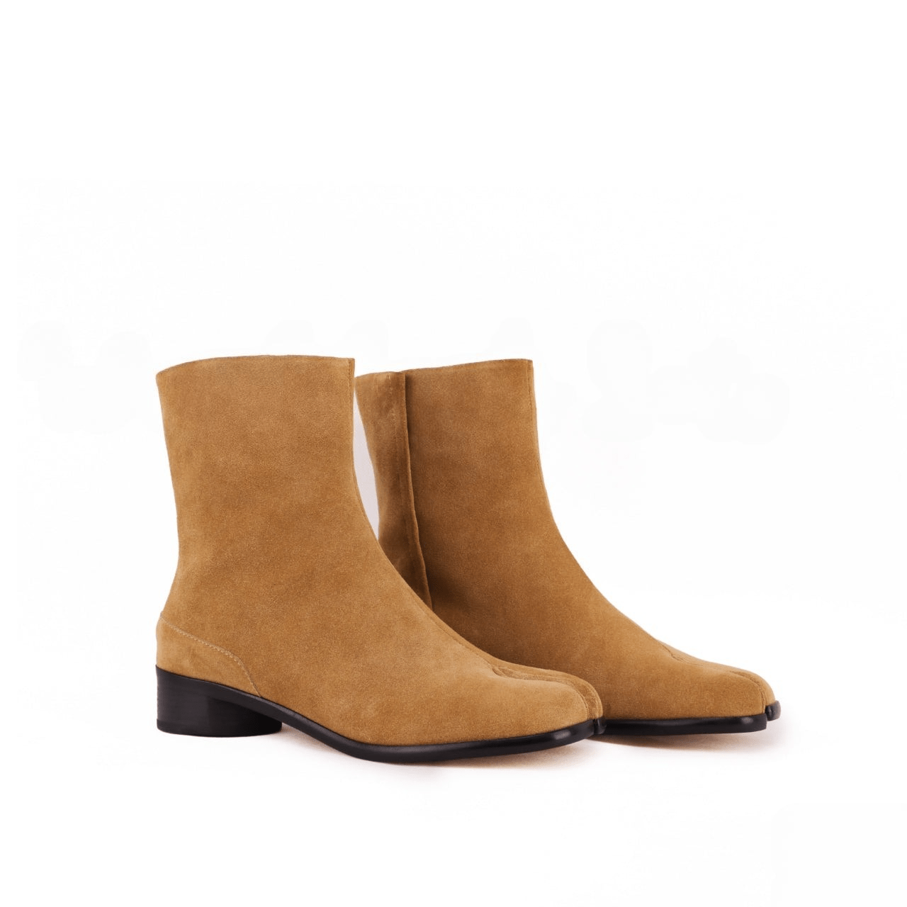 Bronze Leather Split - Toe Tabi Boots - Sofia Romano