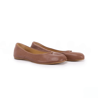 Brown Leather Split - Toe Sandals - Sofia Romano