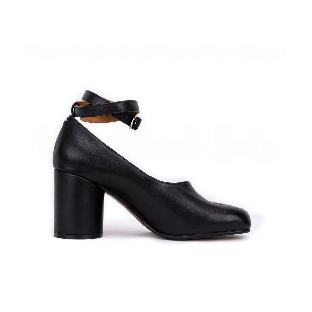 Calf Leather Tabi Pumps Heel - Sofia Romano