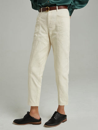 Classic White Relaxed Fit Jeans - Sofia Romano