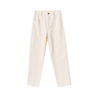 Classic White Relaxed Fit Jeans - Sofia Romano