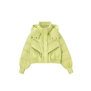 Cropped Down Puffer Jacket - Sofia Romano