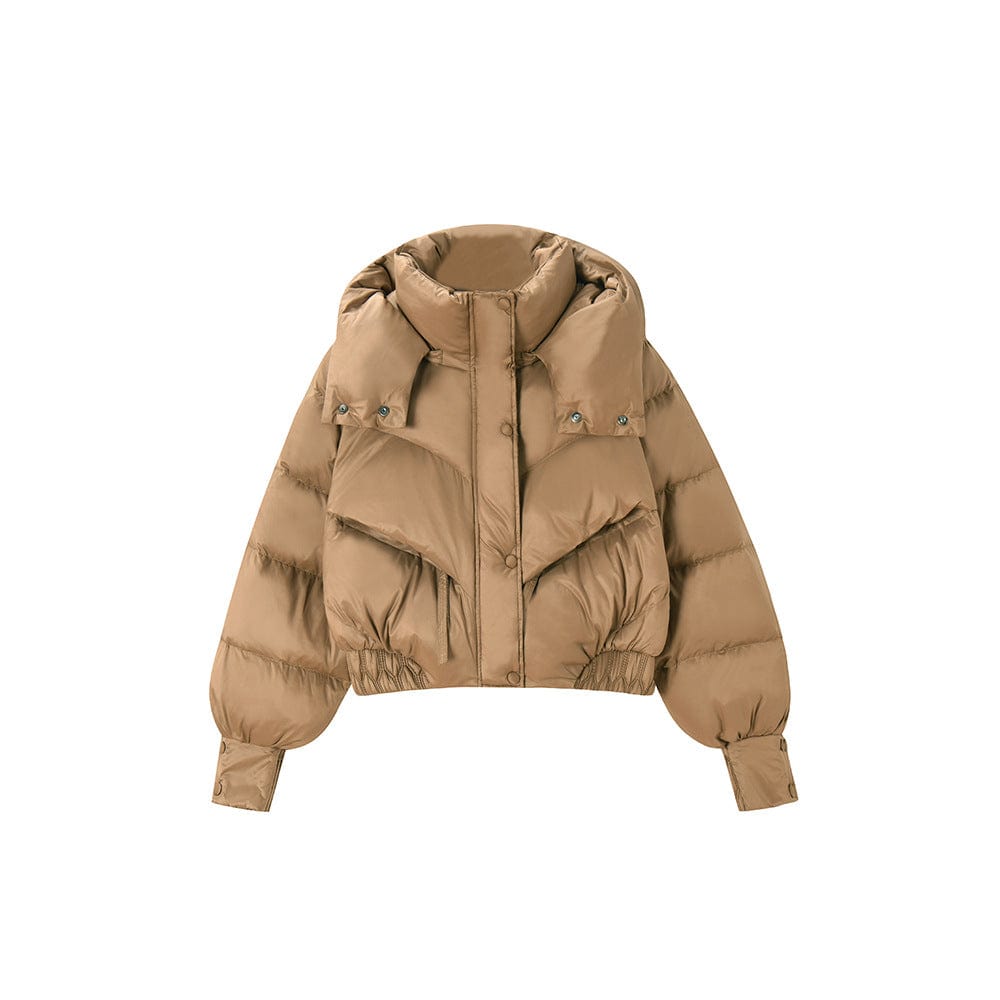 Cropped Down Puffer Jacket - Sofia Romano