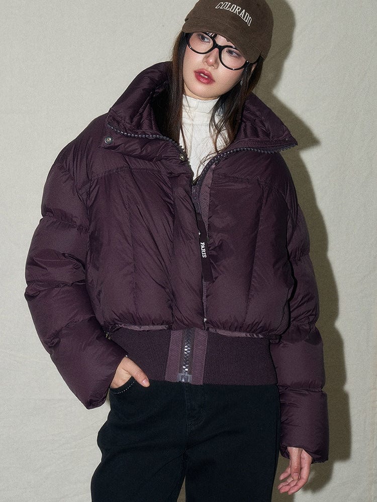 Cropped Down Puffer Jacket - Sofia Romano