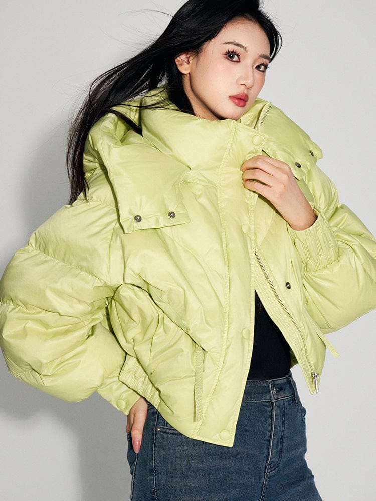 Cropped Down Puffer Jacket - Sofia Romano