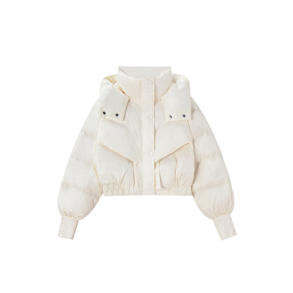 Cropped Down Puffer Jacket - Sofia Romano