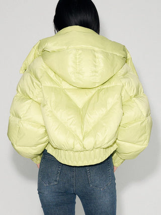 Cropped Down Puffer Jacket - Sofia Romano