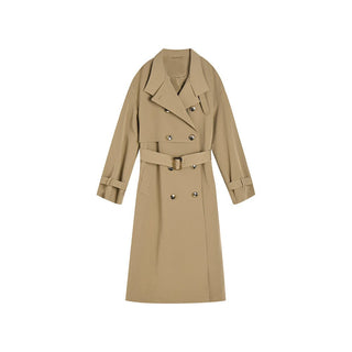 Double - Breasted Trench Coat - Sofia Romano