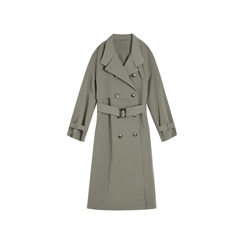 Double - Breasted Trench Coat - Sofia Romano