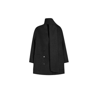 Double - Breasted Wool Coat - Sofia Romano