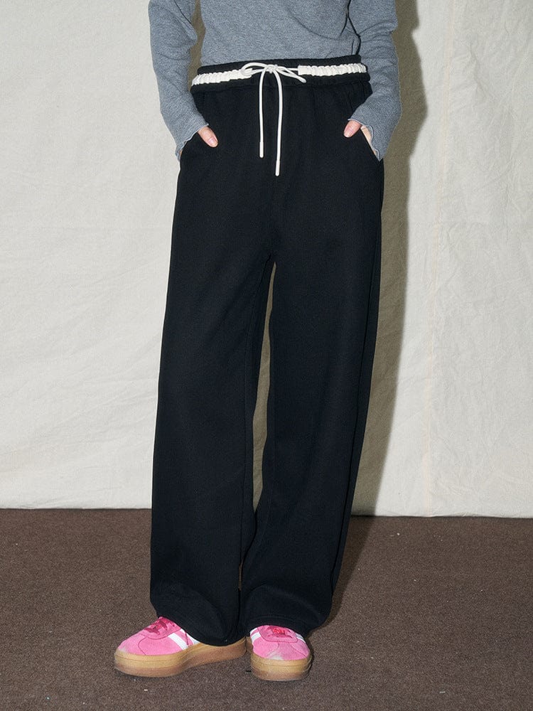 Drawstring Loose Fit Pants - Sofia Romano