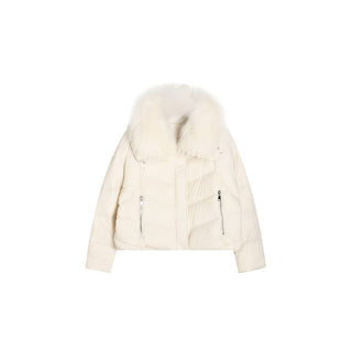 Fur Collar Down Jacket - Sofia Romano