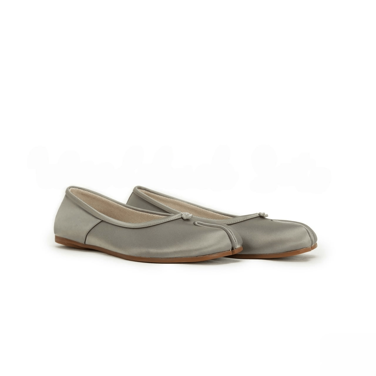 Grey Split - Toe Tabi Ballerinas - Sofia Romano