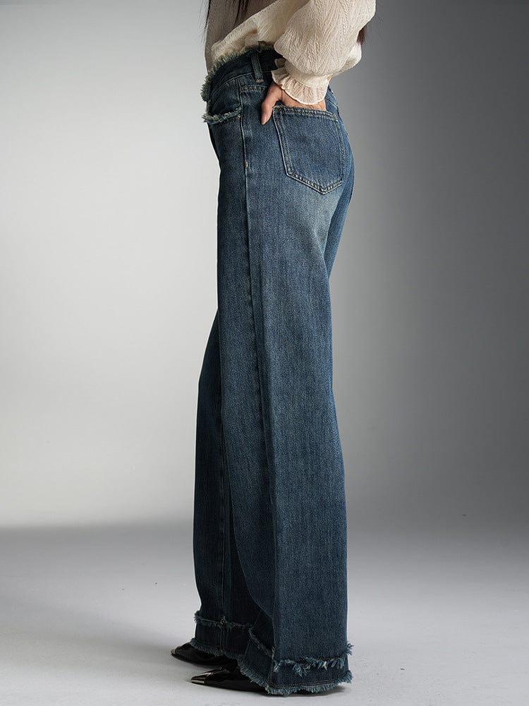 High Waist Wide Leg Jeans - Sofia Romano