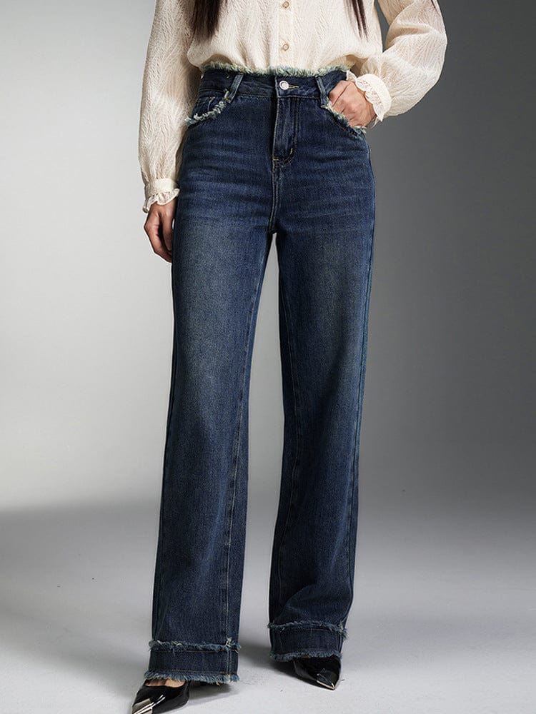 High Waist Wide Leg Jeans - Sofia Romano