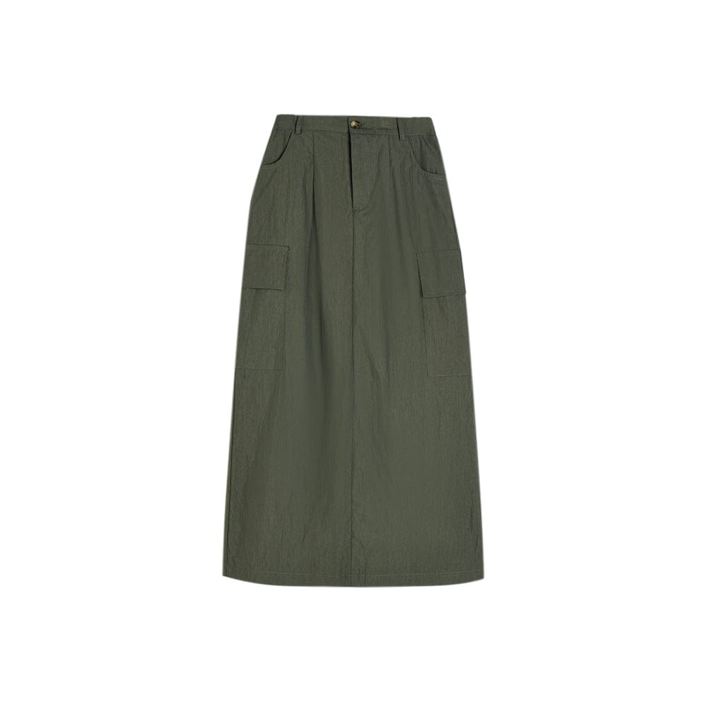 High - Waisted Cargo Maxi Skirt - Sofia Romano