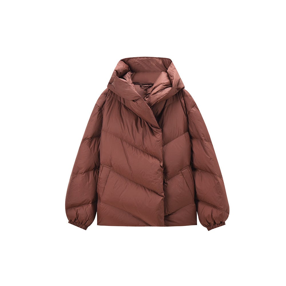 Hooded Down Jacket - Sofia Romano