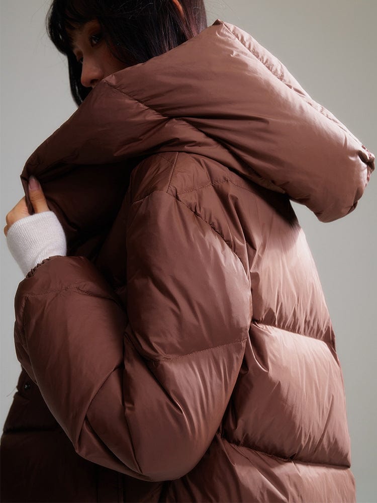 Hooded Down Jacket - Sofia Romano