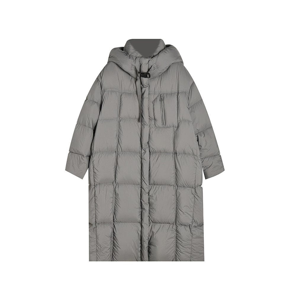 Hooded Long Puffer Jacket - Sofia Romano