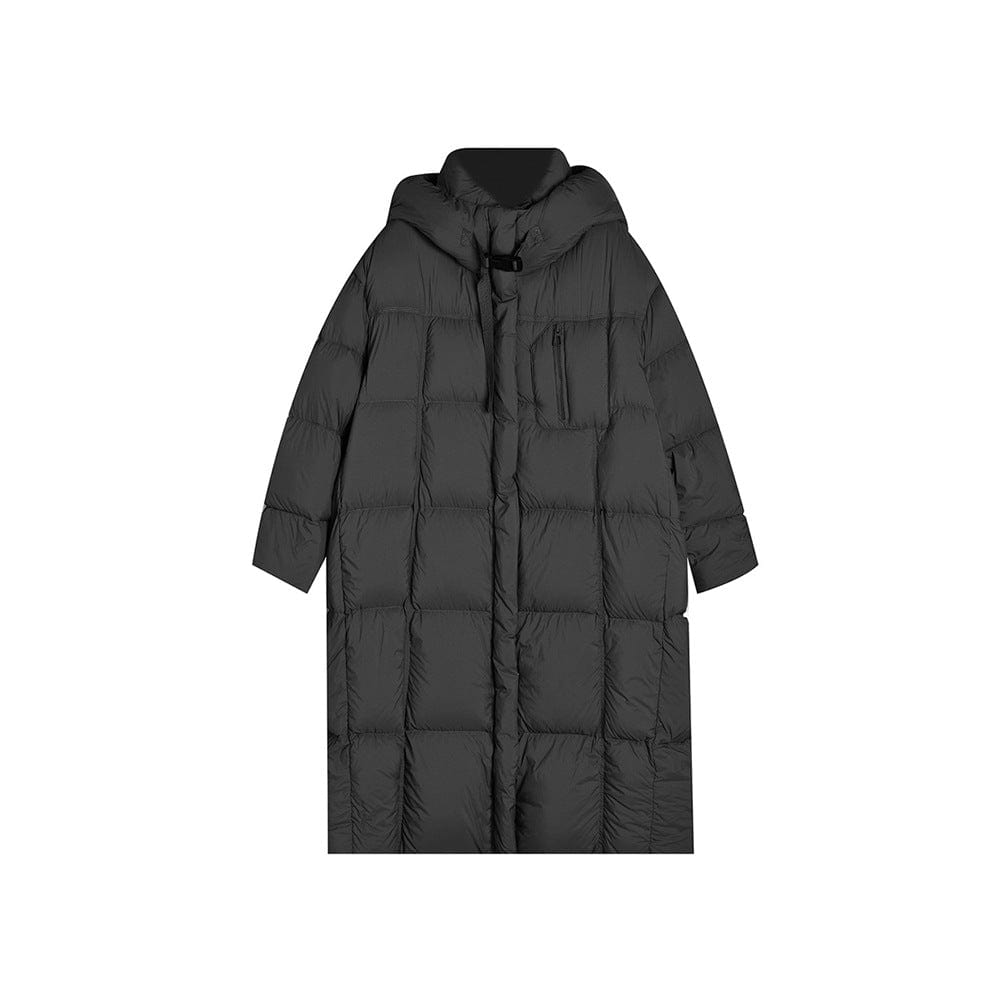 Hooded Long Puffer Jacket - Sofia Romano