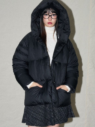 Hooded Puffer Jacket - Sofia Romano