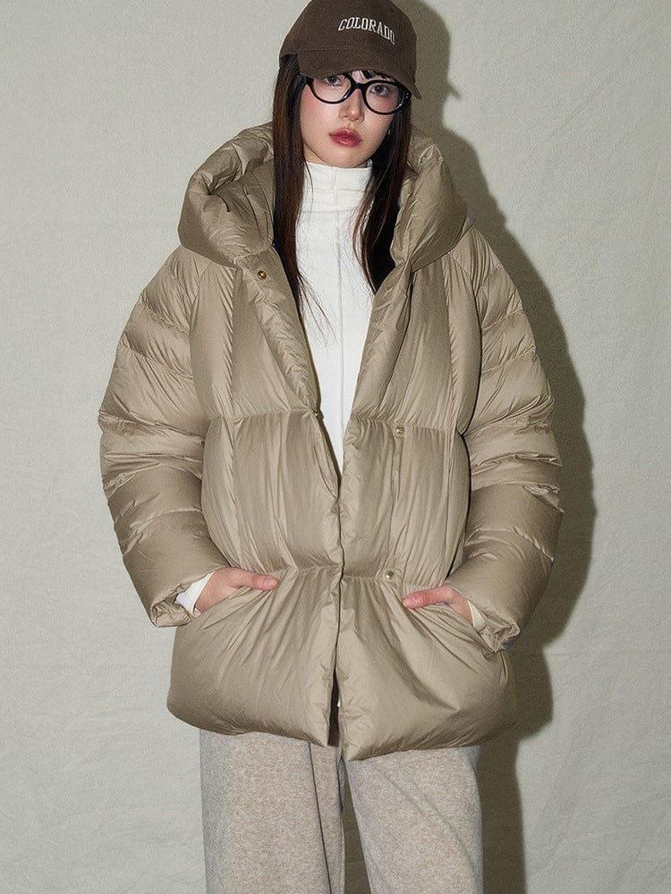 Hooded Puffer Jacket - Sofia Romano