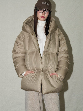 Hooded Puffer Jacket - Sofia Romano