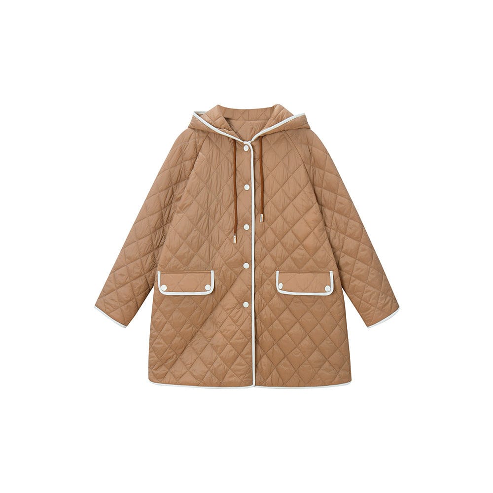 Hooded Quilted Coat - Sofia Romano