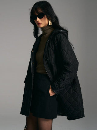 Hooded Quilted Coat - Sofia Romano