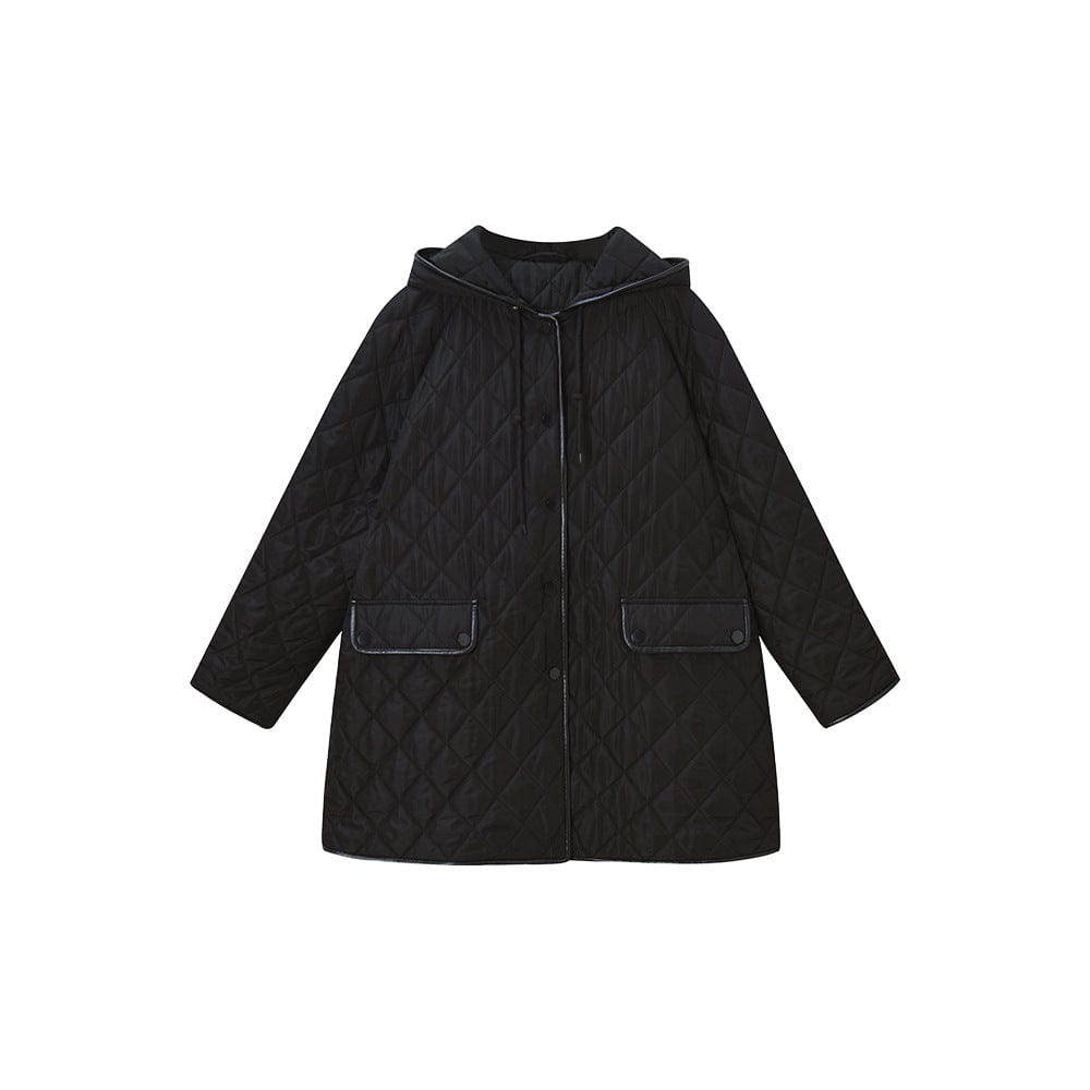 Hooded Quilted Coat - Sofia Romano