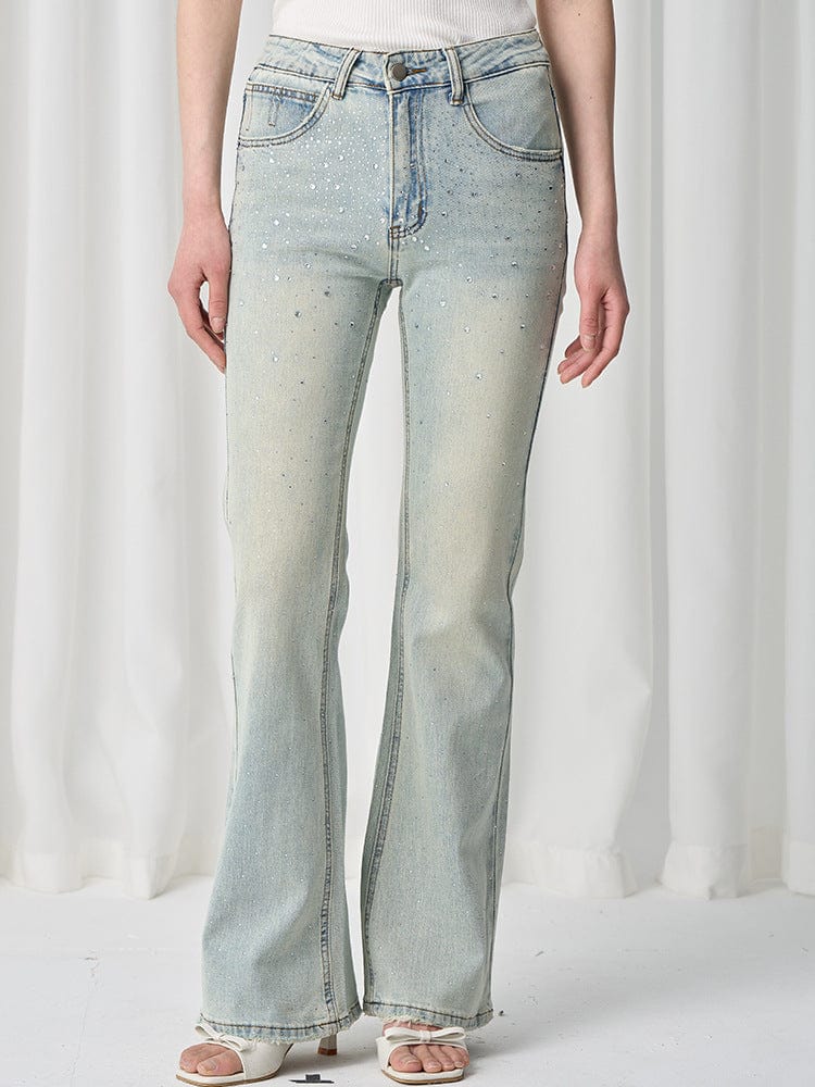 Light Blue High - Waist Jeans - Sofia Romano