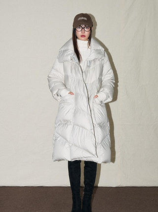 Long Puffer Winter Coat - Sofia Romano