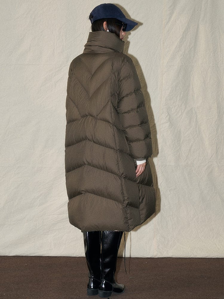 Long Puffer Winter Coat - Sofia Romano