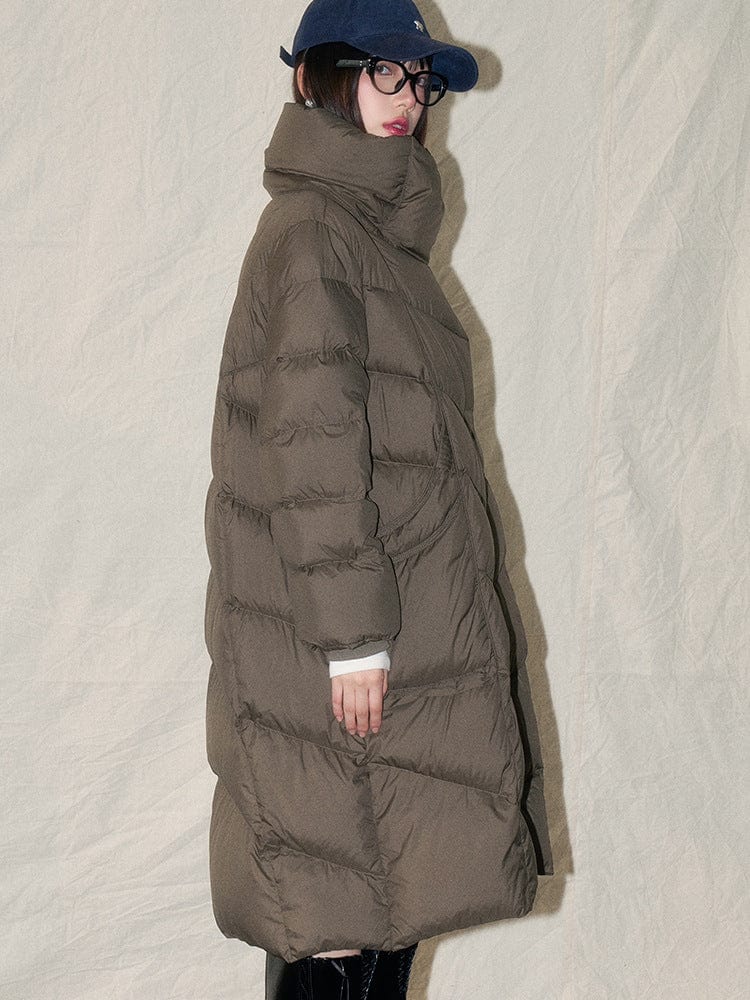 Long Puffer Winter Coat - Sofia Romano