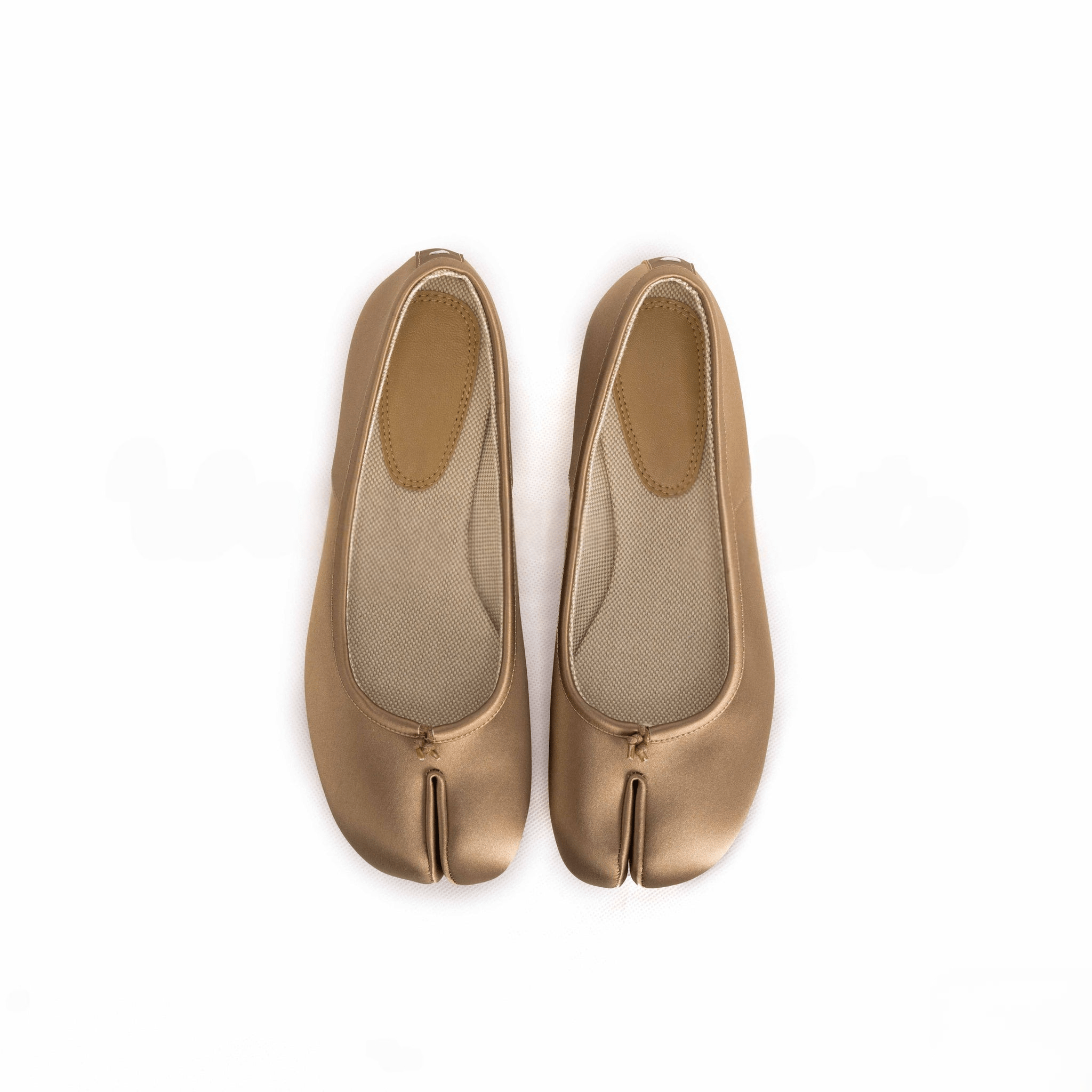 Metallic Bronze Split - Toe Tabi Ballerinas - Sofia Romano