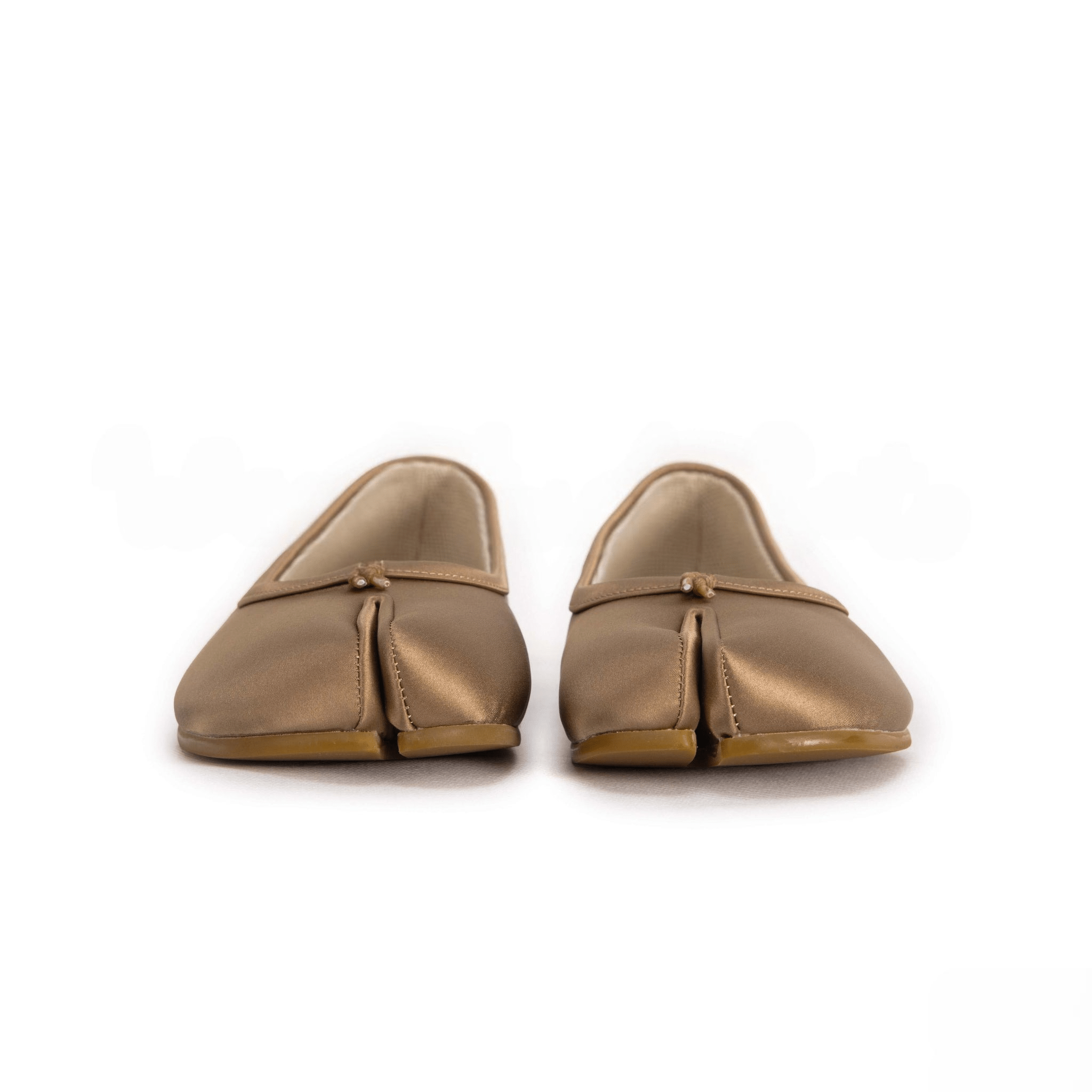 Metallic Bronze Split - Toe Tabi Ballerinas - Sofia Romano