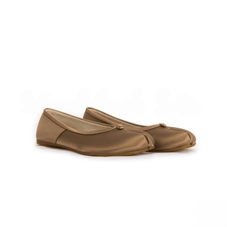 Metallic Bronze Split - Toe Tabi Ballerinas - Sofia Romano