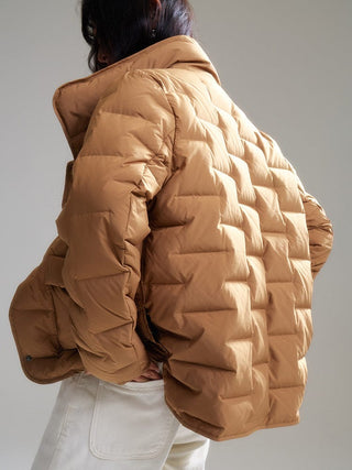 Padded Winter Down Jacket - Sofia Romano