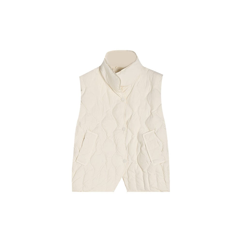 Quilted Down Vest - Sofia Romano