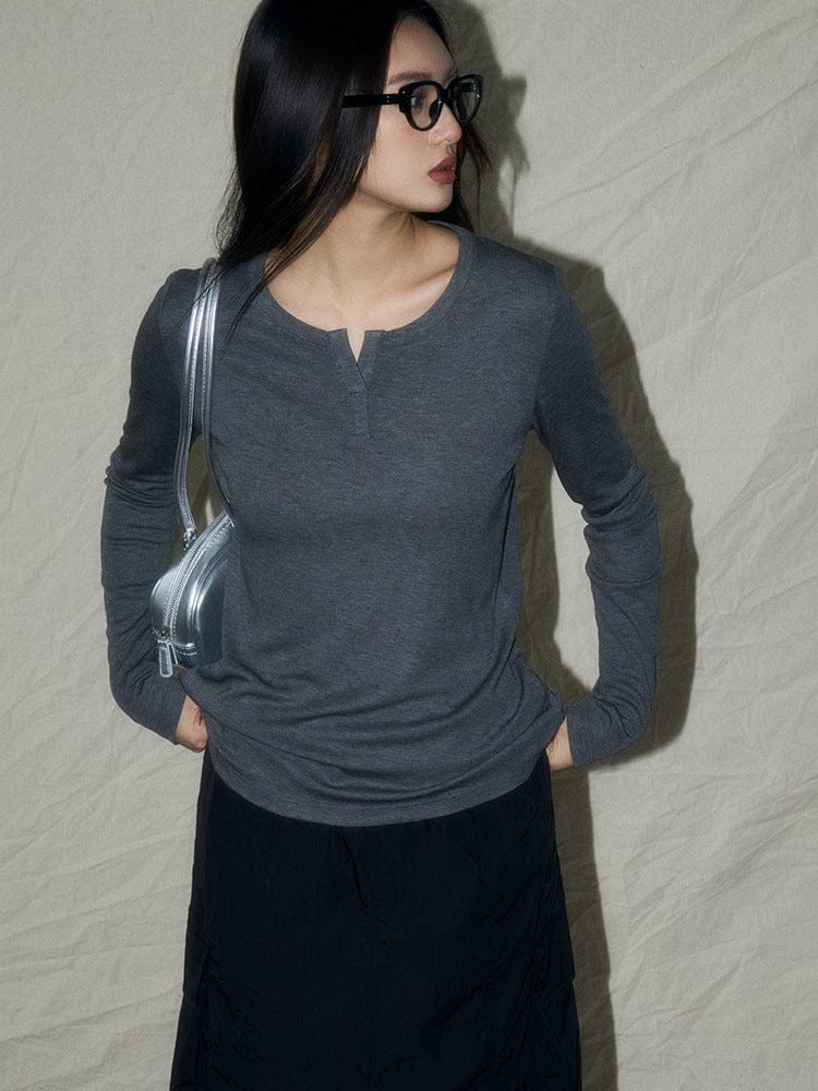 Soft Long Sleeve Top - Sofia Romano