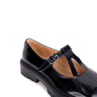 Split - Toe Leather Loafers with Chunky Cleated Sole for All - Day Comfort - Sofia Romano