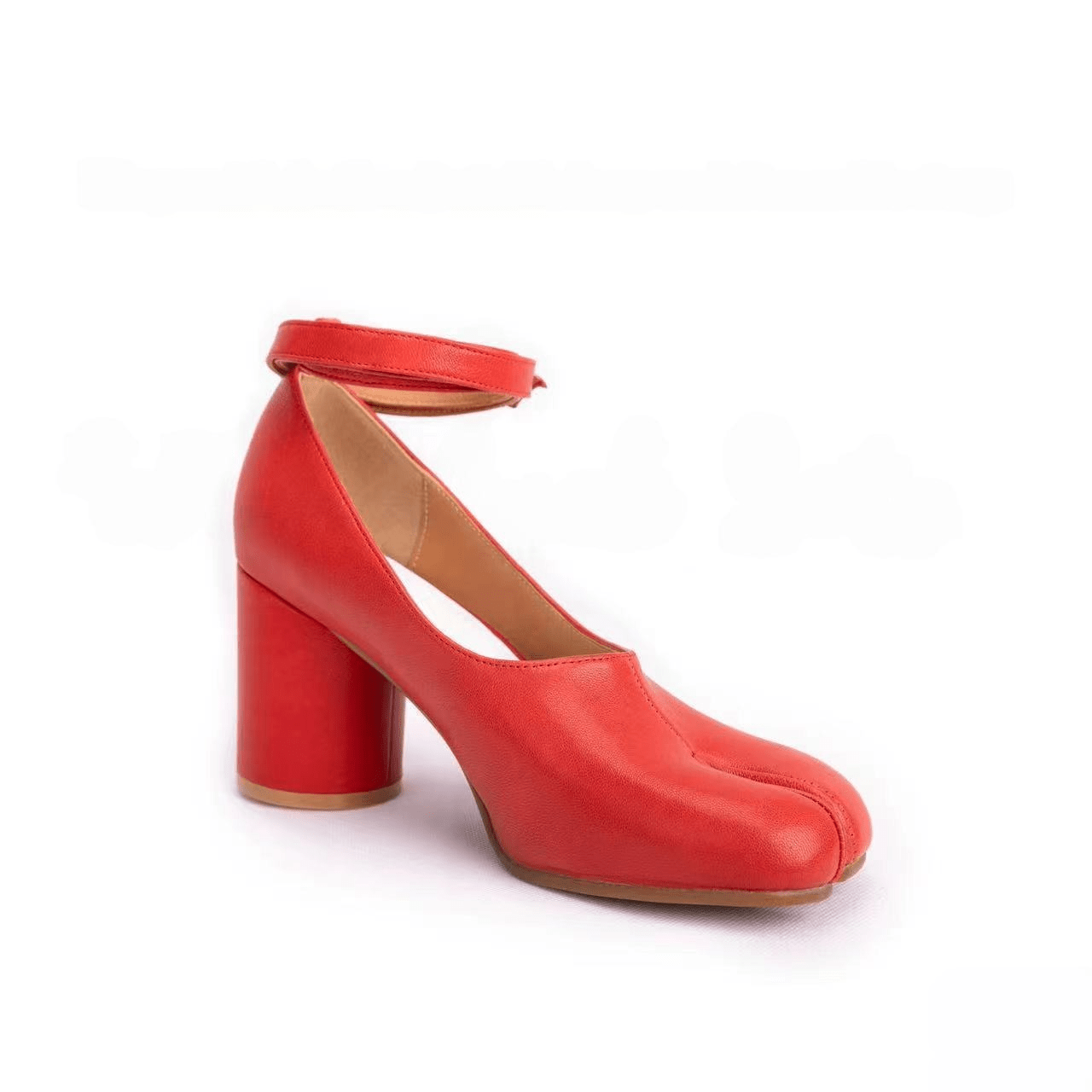 Split - Toe Leather Tabi Pumps - Sofia Romano