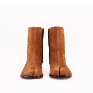 Split - Toe Tabi Anti - Suede Leather Boots - Sofia Romano