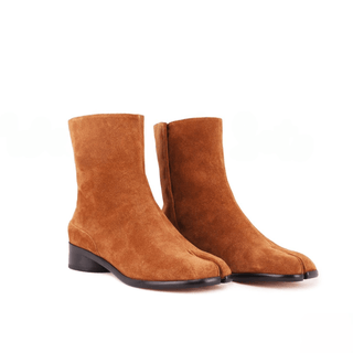 Split - Toe Tabi Anti - Suede Leather Boots - Sofia Romano