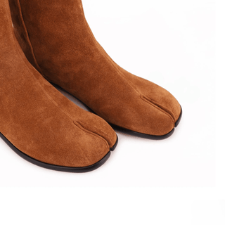 Split - Toe Tabi Anti - Suede Leather Boots - Sofia Romano