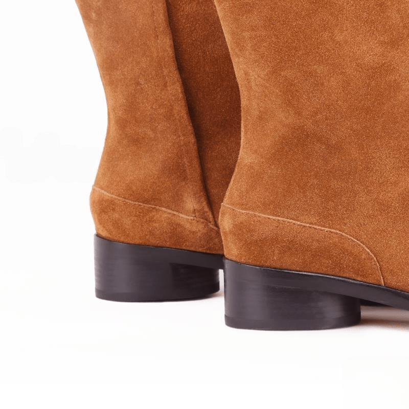 Split - Toe Tabi Anti - Suede Leather Boots - Sofia Romano